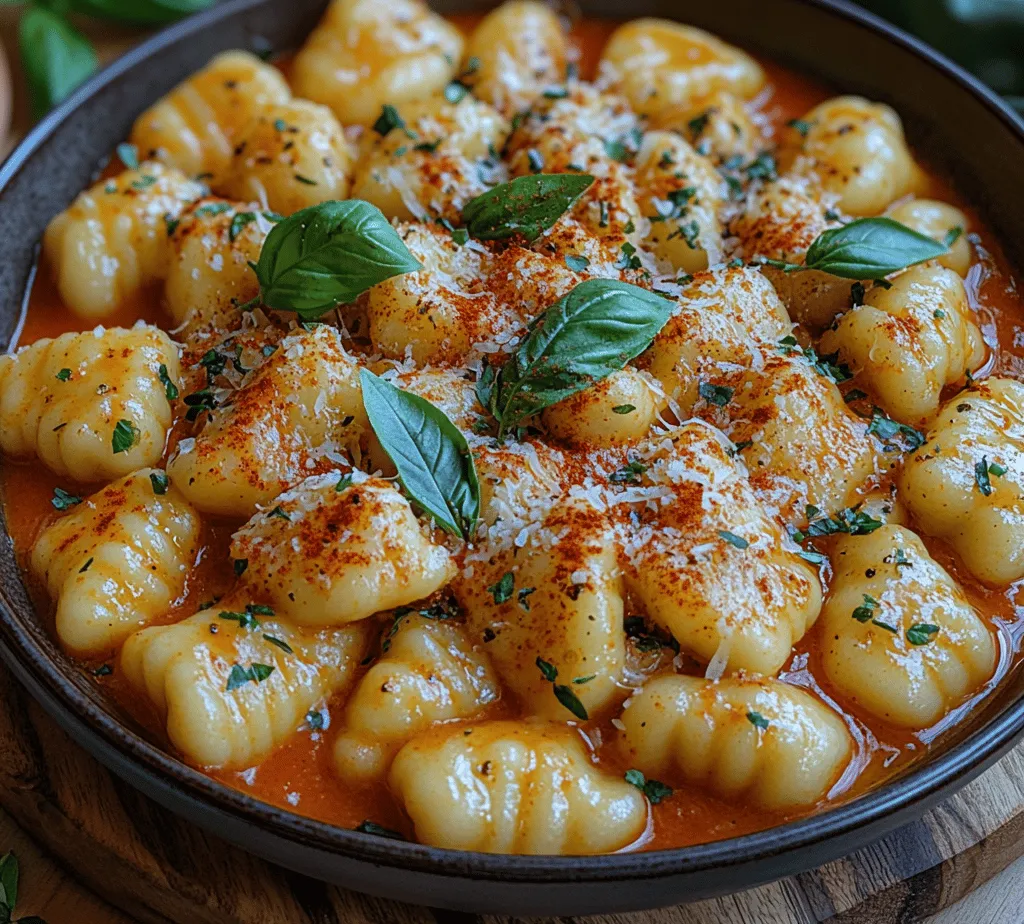 If you’re in search of a dish that perfectly embodies comfort food, look no further than creamy tomato basil gnocchi. This delightful Italian-inspired dish combines pillowy gnocchi with a luscious cream sauce, vibrant tomatoes, and fragrant basil, creating a meal that is both satisfying and indulgent. The creamy sauce envelops each gnocchi, delivering a rich and savory flavor that’s hard to resist.