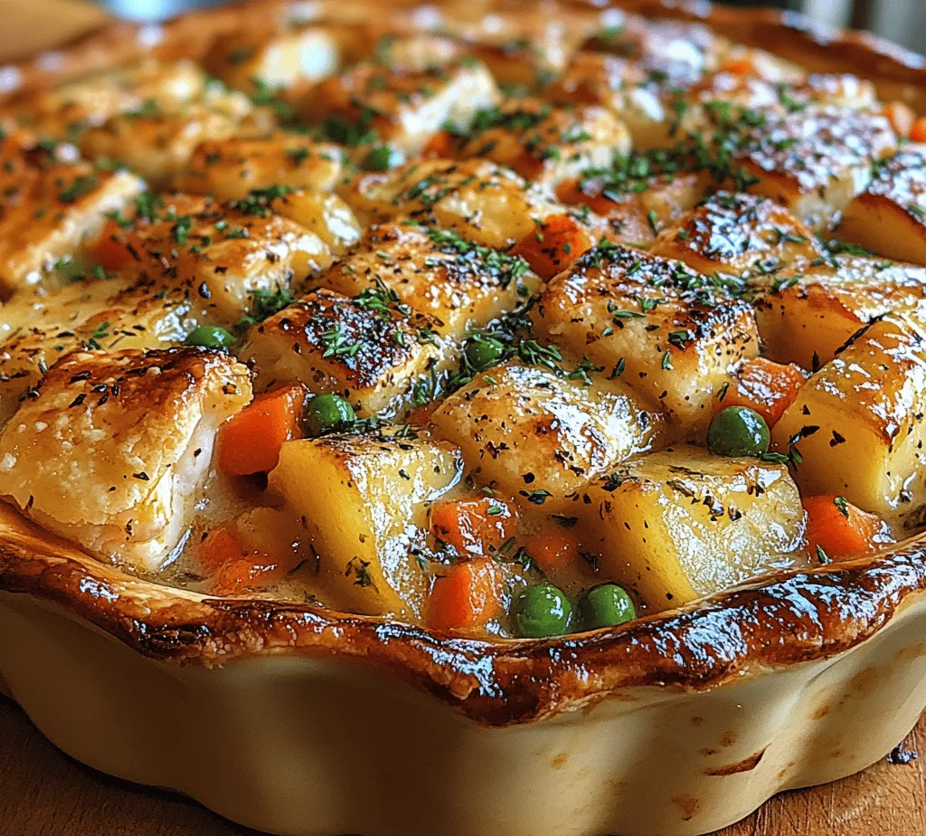 There's something undeniably comforting about a warm slice of chicken pot pie. This classic dish evokes feelings of nostalgia, transporting many of us back to childhood kitchens filled with enticing aromas and the comforting notion of home-cooked meals. As the chilly winds blow outside, nothing beats curling up with a hearty slice of chicken pot pie, where tender chicken, rich gravy, and flaky crust come together in perfect harmony.