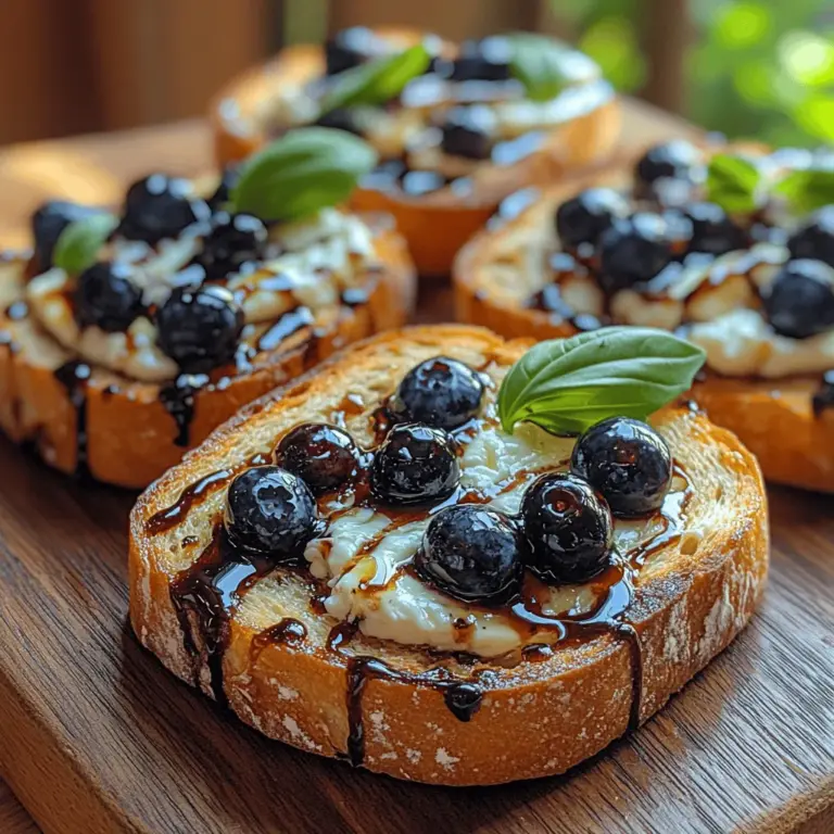 In the realm of gourmet cuisine, few dishes can rival the charm and versatility of artisanal toasts. Among them, the Balsamic Blueberry Goat Cheese Toast stands out as a delightful fusion of sweet and savory flavors that tantalizes the taste buds. This sophisticated dish brings together the rich creaminess of goat cheese, the burst of fresh blueberries, and the tangy depth of balsamic vinegar, creating a harmonious blend that is both delicious and visually appealing.
