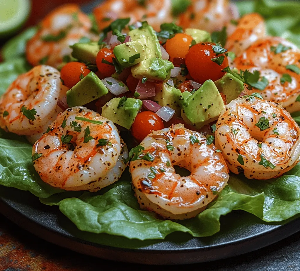 In the realm of vibrant and refreshing meals, Tropical Shrimp & Avocado Lettuce Wraps stand out as a perfect choice for those seeking a light yet satisfying dish. This recipe combines the succulent taste of shrimp with the creamy texture of avocado, all wrapped in crisp lettuce leaves. Ideal for warm-weather dining or a quick weeknight meal, these wraps not only offer a delightful burst of flavor but also pack a nutritious punch. The contrast of textures—the crunch of the lettuce, the creaminess of the avocado, and the tender shrimp—creates a delightful culinary experience that is both satisfying and healthy.