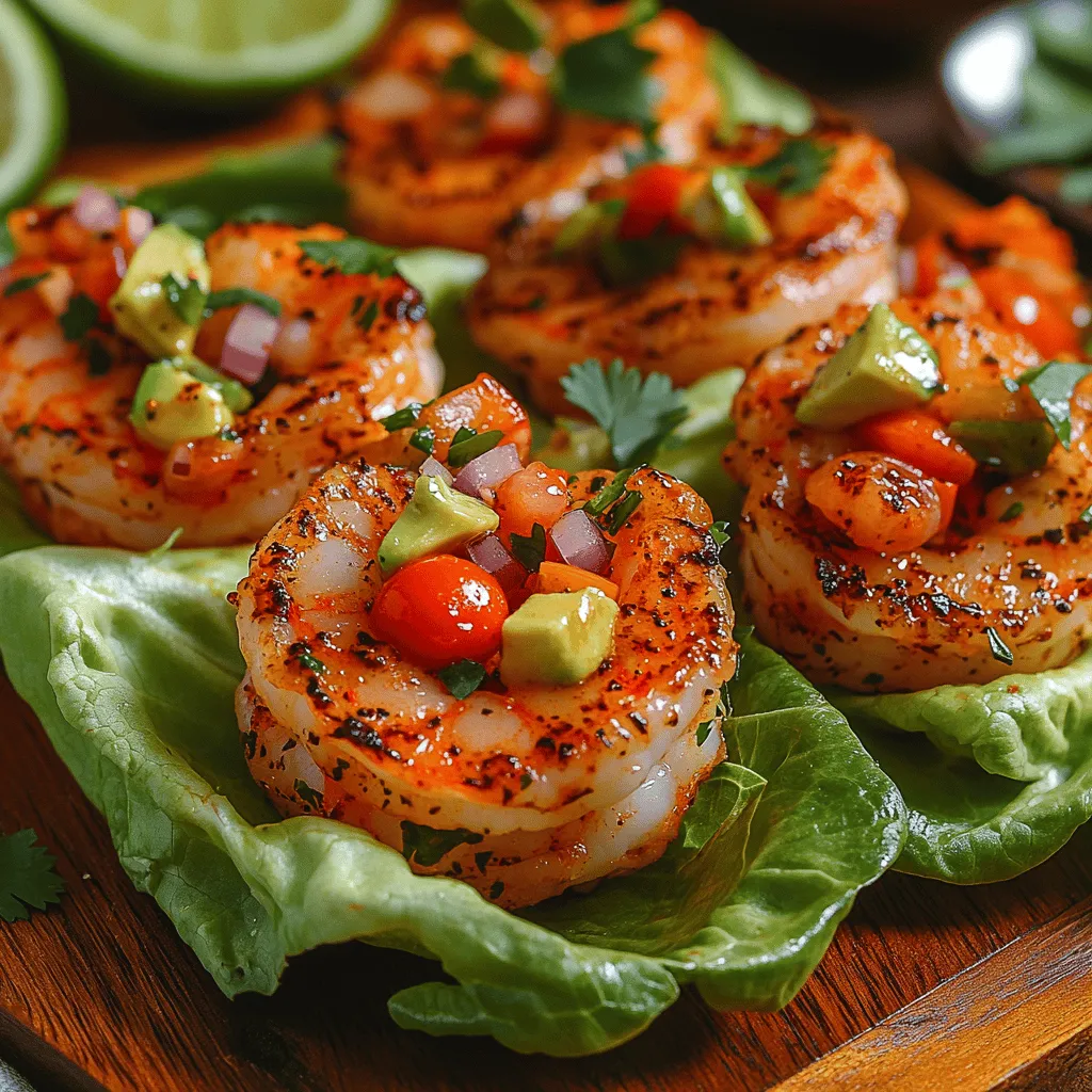 In the realm of vibrant and refreshing meals, Tropical Shrimp & Avocado Lettuce Wraps stand out as a perfect choice for those seeking a light yet satisfying dish. This recipe combines the succulent taste of shrimp with the creamy texture of avocado, all wrapped in crisp lettuce leaves. Ideal for warm-weather dining or a quick weeknight meal, these wraps not only offer a delightful burst of flavor but also pack a nutritious punch. The contrast of textures—the crunch of the lettuce, the creaminess of the avocado, and the tender shrimp—creates a delightful culinary experience that is both satisfying and healthy.