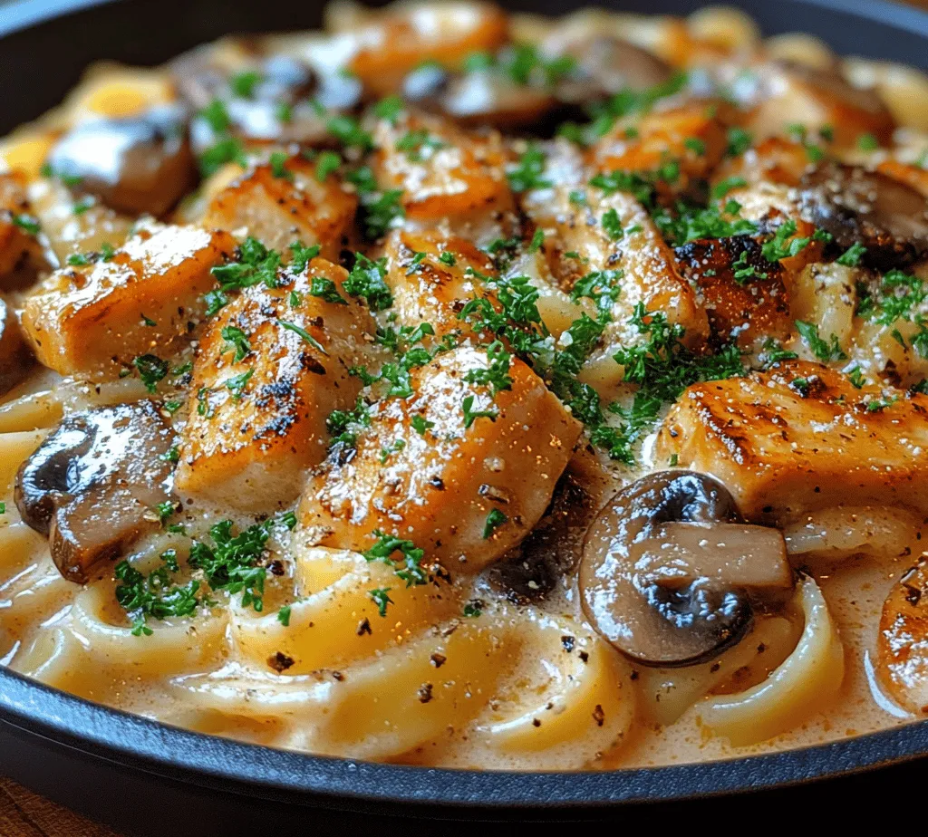 Creating the perfect creamy chicken and mushroom pasta begins with selecting the right ingredients. Each component plays a crucial role in developing the dish's rich flavors and satisfying textures. Here's a closer look at the key ingredients you will need:
