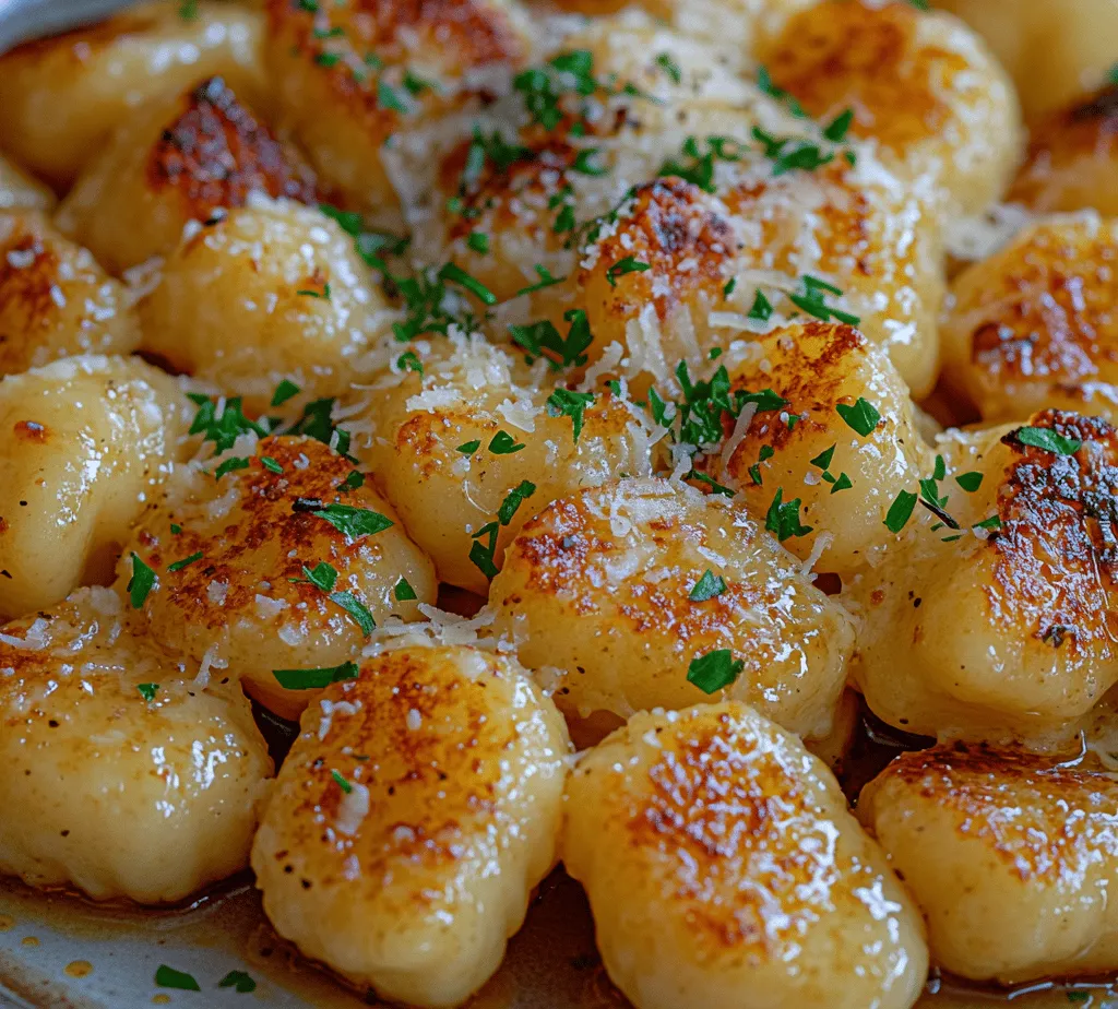 Gnocchi, a word that translates to 