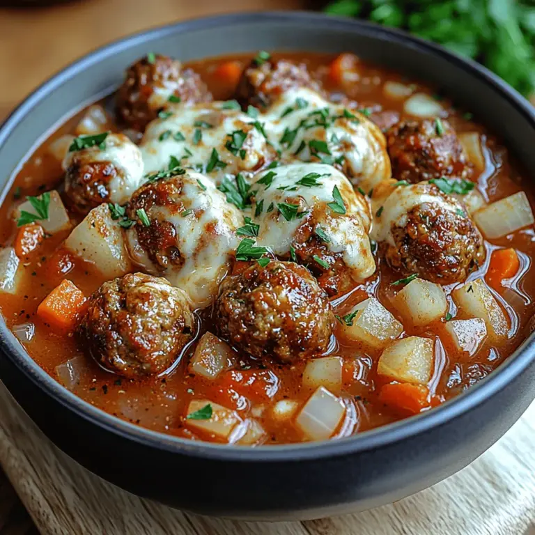 There's something inherently comforting about a warm bowl of soup, especially on chilly days or during cozy evenings at home. Meatball soup, with its hearty ingredients and rich flavors, has long been a staple in many households. But what if we told you there's a way to elevate this classic dish into something even more delightful? Enter Savory Meatball Sub Soup—a creative fusion that combines the beloved flavors of a meatball sub with the warmth and heartiness of a soup.