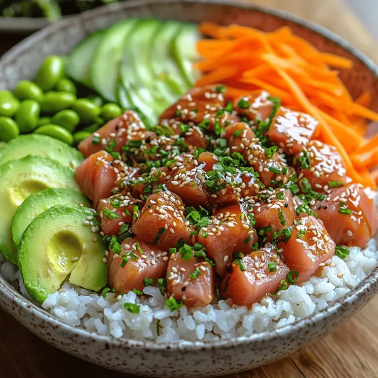 Creating a Tropical Tuna Poke Bowl requires a careful selection of fresh ingredients, each contributing to the overall flavor and nutritional profile of the dish. Let’s explore the key components that make this poke bowl a delightful culinary experience.