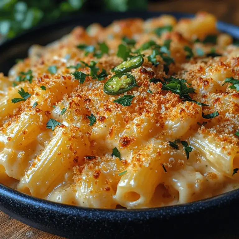 Mac and cheese is undeniably one of the most beloved comfort foods, cherished for its creamy texture and rich flavors. Over the years, variations of this classic dish have exploded in popularity, as home cooks and chefs alike experiment with new ingredients and flavors. Among these exciting renditions, Spicy & Cheesy Jalapeño Mac & Cheese has emerged as a standout favorite, marrying the familiar warmth of traditional mac and cheese with a bold kick of heat. This dish not only satisfies the craving for a creamy and cheesy pasta dish but also tantalizes the taste buds with a spicy twist, making it a delightful addition to any dinner table.
