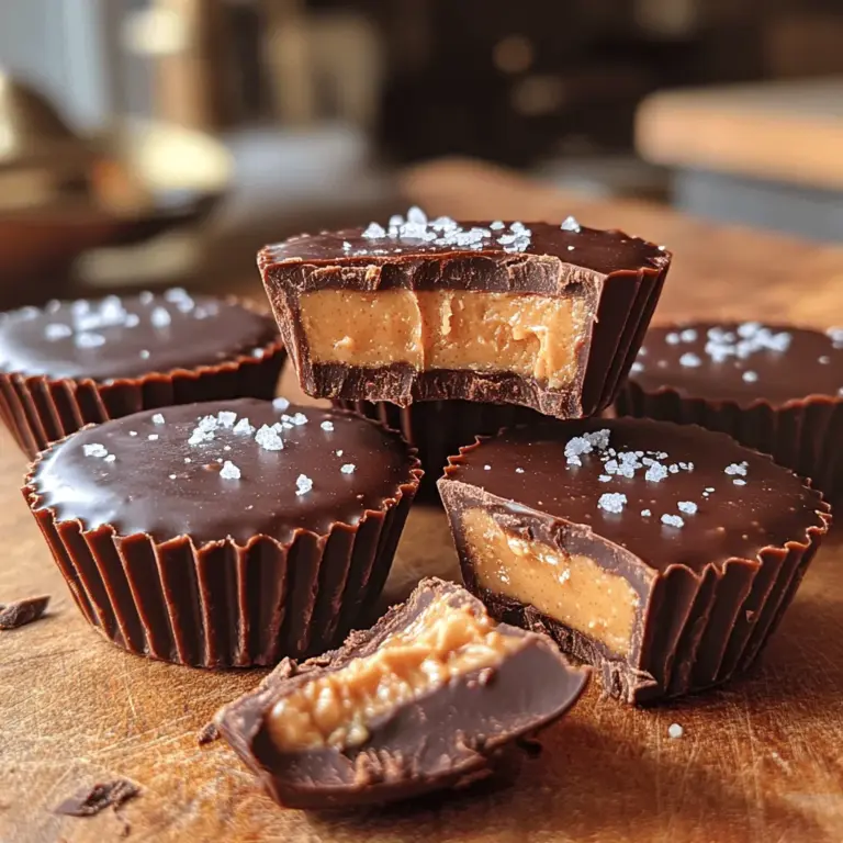 The beauty of Heavenly Chocolate Peanut Butter Cups lies in their simplicity. The ingredients used are accessible, making this recipe an excellent choice for both novice and experienced bakers. Here’s a closer look at the key components that contribute to the lusciousness of these treats: