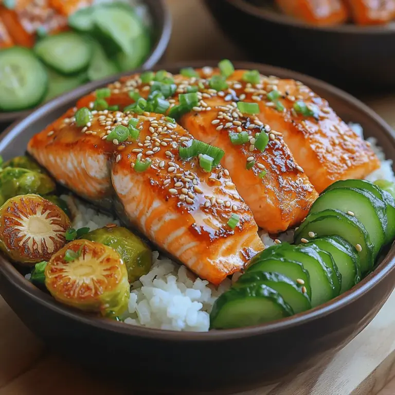 In the realm of healthy and delicious dining, few recipes capture the essence of balance and flavor quite like Savory Teriyaki Salmon Bowls with Crunchy Brussels Sprouts. This dish not only offers a delightful combination of taste and texture but also brings together an array of health benefits from its star ingredients: salmon and Brussels sprouts. Whether you're looking to impress guests at a dinner party or simply enjoy a nutritious meal at home, these salmon bowls are the perfect solution.