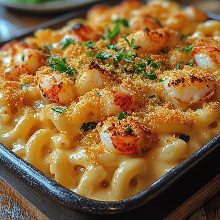 To create a memorable Garlic Butter Lobster Mac & Cheese, it’s crucial to understand the key ingredients that contribute to its rich flavor and creamy texture. This dish boasts a combination of high-quality pasta, a blend of cheeses, fresh lobster, and a few secret ingredients that will elevate the overall taste.