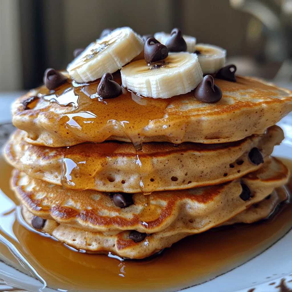 The harmonious blend of peanut butter, banana, and chocolate creates a rich flavor profile that appeals to both children and adults. Each ingredient complements the others, resulting in a pancake that is both sweet and savory. The creamy texture of peanut butter marries beautifully with the natural sweetness of ripe bananas, while the chocolate chips add a delightful burst of flavor in every bite. This combination not only tantalizes the taste buds but also brings a nostalgic feel to breakfast, reminding many of the classic peanut butter and banana sandwiches.