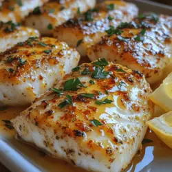 Discover the delightful flavors of Butter Garlic Baked Flounder, a dish that beautifully marries the freshness of fish with the aromatic goodness of garlic and butter. This recipe is not only simple to prepare but also a healthy option for dinner that will impress your family and guests. Flounder, a mild, delicate fish, lends itself well to a variety of cooking methods, but baking it with butter and garlic elevates its flavor profile to new heights. The warm, rich notes of butter combined with the sharp, savory punch of garlic create a symphony of tastes that is both comforting and sophisticated.