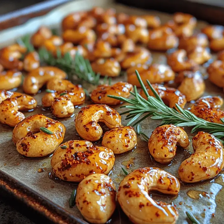 Looking for a snack that tantalizes your taste buds while offering a delightful crunch? Look no further than Spicy-Sweet Hot Honey Roasted Cashews! This mouthwatering treat beautifully marries the warmth of spice with the sweetness of honey, making it a perfect addition to your snacking repertoire. The allure of these cashews lies not only in their flavor but also in their versatility; they can serve as a quick snack, a standout appetizer, or a delightful topping for salads and grain bowls. Whether you're hosting a party or simply craving something unique, these roasted cashews are sure to impress.