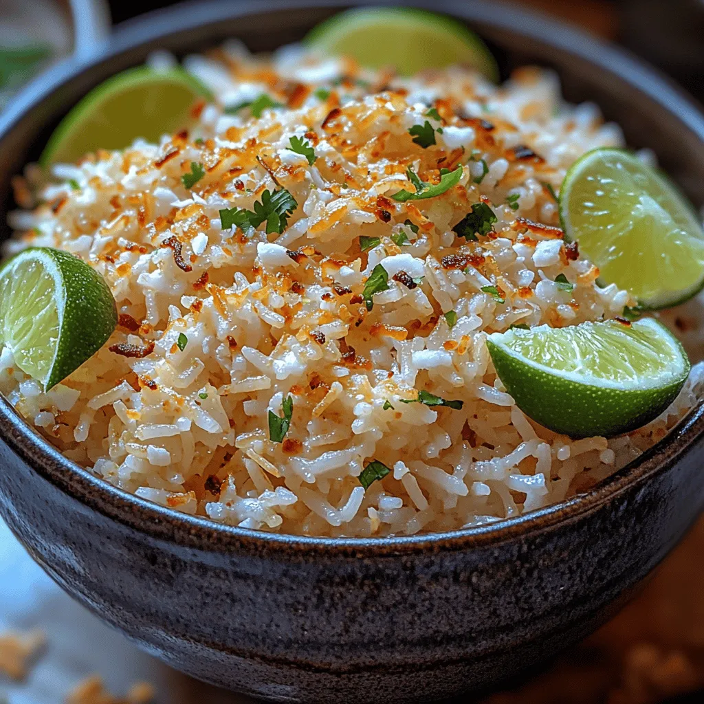 Zesty Lime & Coconut Rice is a vibrant and flavorful dish that transports your taste buds straight to a tropical paradise. With its origins deeply rooted in Southeast Asian cuisine, this dish showcases the delightful and refreshing combination of zesty lime and creamy coconut, making it an ideal accompaniment for various main courses. The subtle sweetness of coconut, paired with the tartness of lime, creates a harmony of flavors that is both invigorating and comforting.