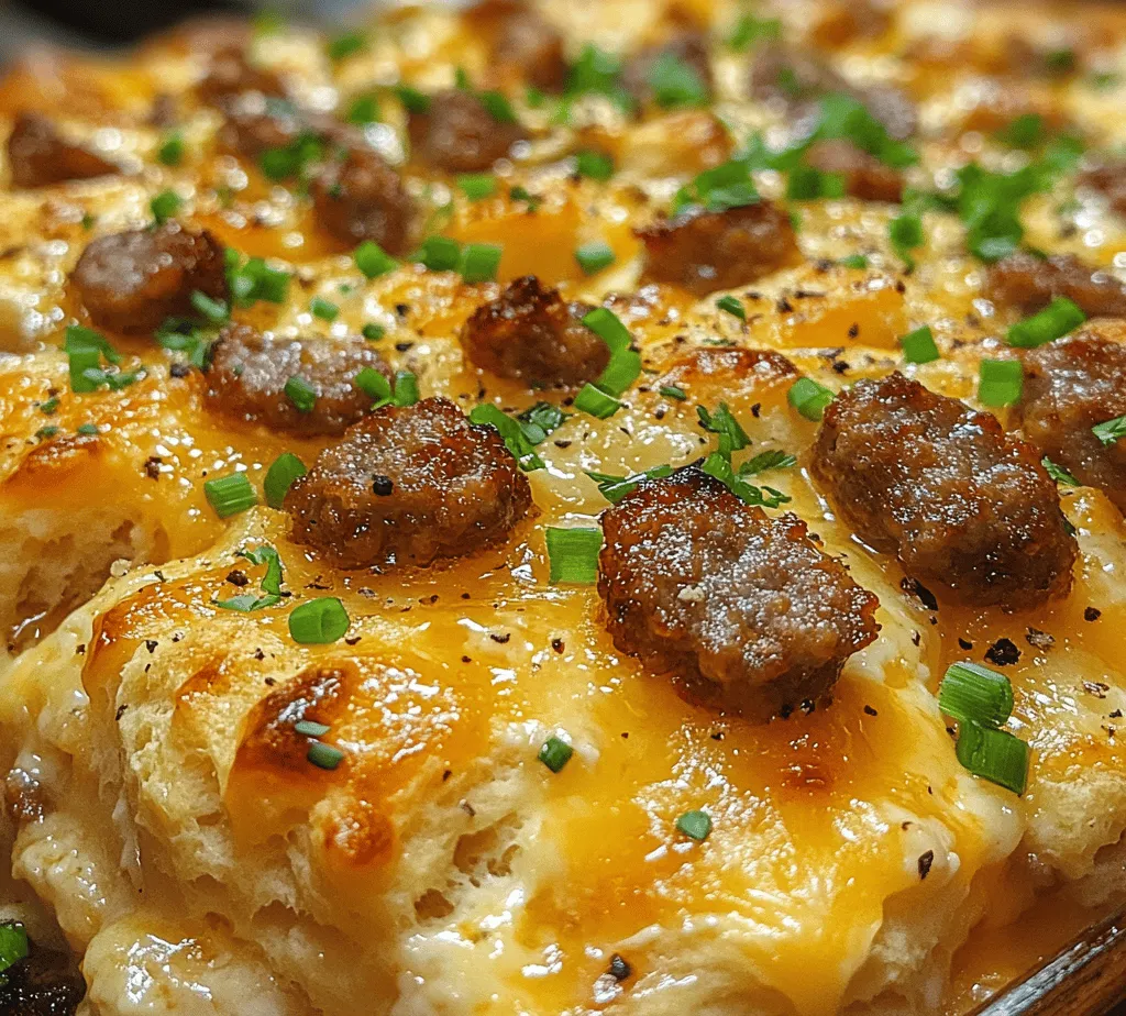 To create a delightful Savory Sausage and Biscuit Casserole, it's essential to understand the role of each ingredient. Let's explore the key components that contribute to the dish's rich flavor and texture.