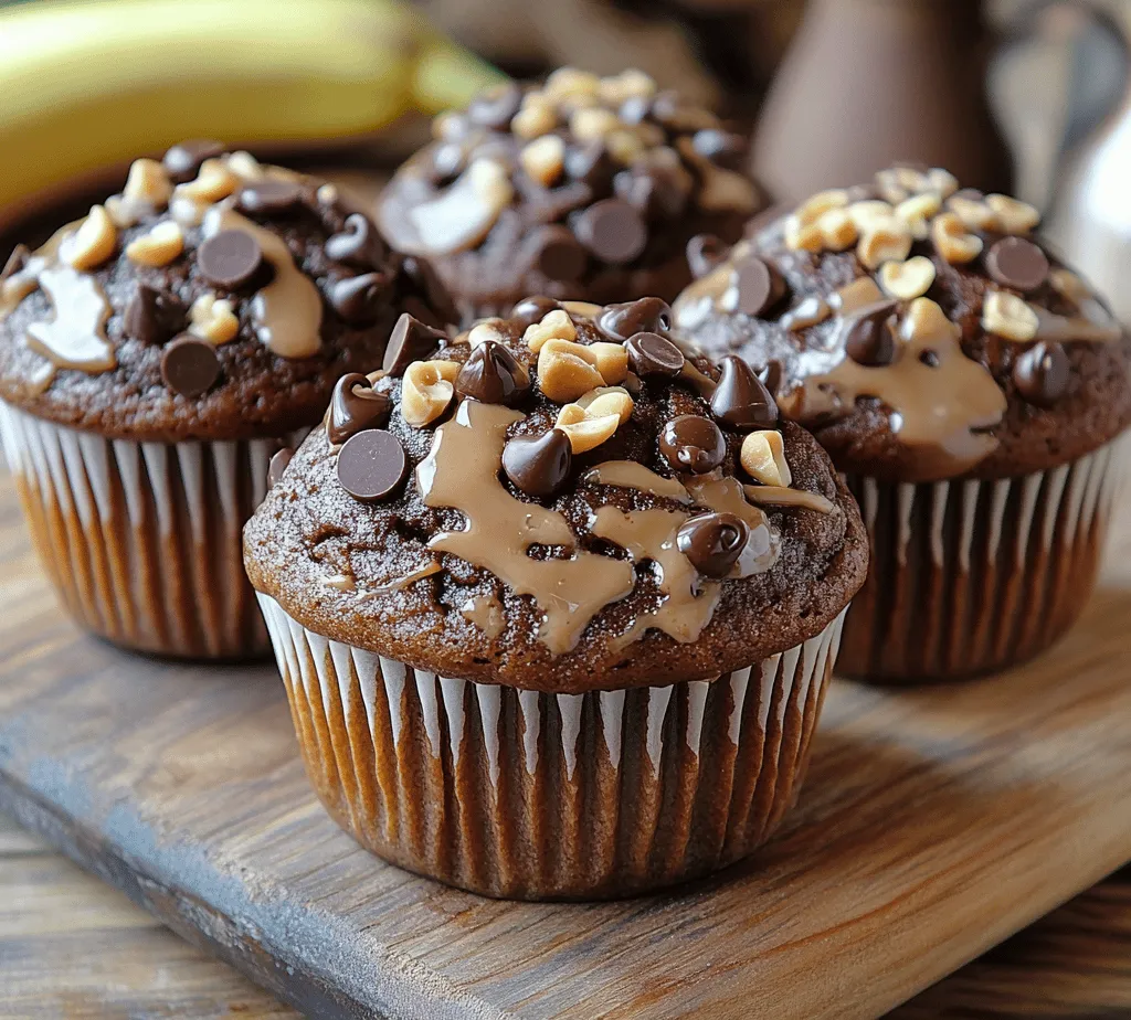 To craft the perfect Chocolate Peanut Butter Banana Muffins, it’s essential to understand the role of each ingredient in the recipe. Each component contributes not just to flavor but also to the overall texture and structure of the muffins. Let’s delve into the key ingredients that make this recipe a standout.