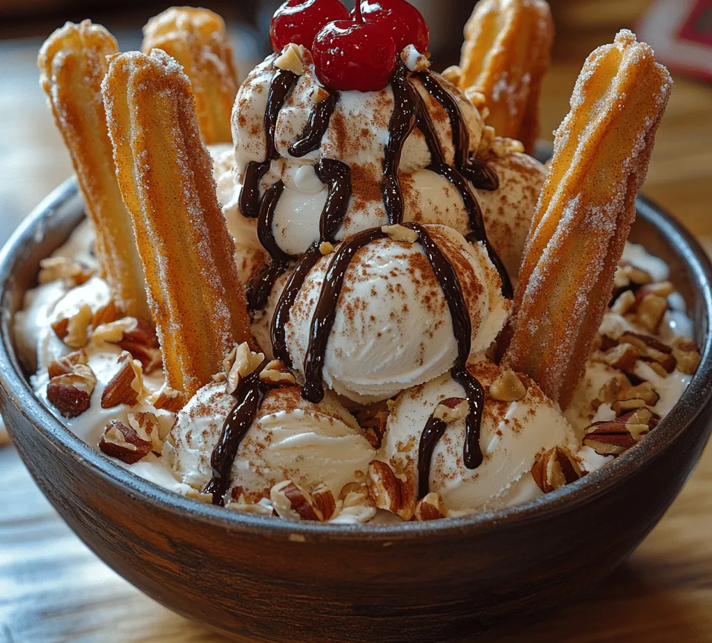 Indulging in a dessert that combines warm churros and cold ice cream is a delightful experience that tantalizes the taste buds. The Churro Ice Cream Sundae is the perfect fusion of crispy, sugary churros and creamy ice cream, creating a heavenly treat that will impress family and friends. This decadent dessert marries two beloved confections into one extraordinary dish, making it ideal for both casual gatherings and special occasions.