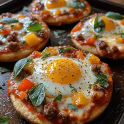 In recent years, breakfast pizzas have surged in popularity as a delightful and flexible morning meal option. Gone are the days when breakfast was strictly confined to cereals, toast, or pancakes. As culinary creativity flourishes, breakfast pizzas have emerged as a fun and satisfying way to start the day, offering a plethora of toppings and flavors. Among these, English Muffin Breakfast Pizzas stand out as a quick, easy, and highly customizable recipe that caters perfectly to our busy lifestyles.
