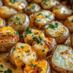 Welcome to the delicious world of comfort food, where simple ingredients transform into mouthwatering dishes that warm both the heart and the soul. One such dish that captures the essence of comfort is Cheesy Ranch Oven Roasted Potatoes. This delightful recipe brings together the familiar flavors of creamy cheese and zesty ranch seasoning, creating a dish that serves as a perfect side for any meal or a delightful snack on its own.
