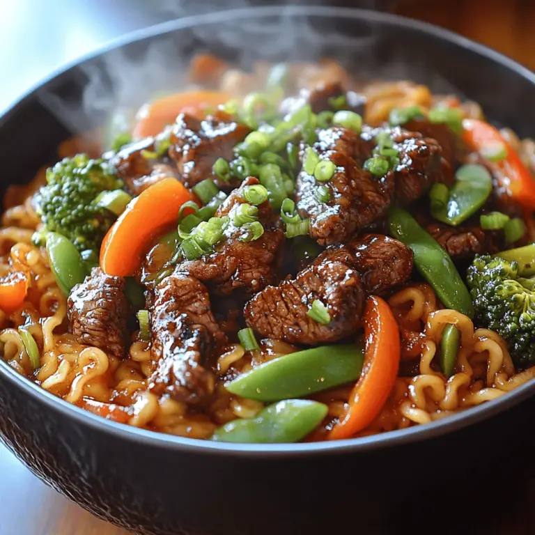 Savory Sticky Beef Noodles is a dish that marries the best of comfort food with exciting flavors and satisfying textures. Originating from Asian cuisine, this dish has garnered a loyal following due to its rich, umami-packed sauce, tender beef, and perfectly cooked noodles. The appeal of Savory Sticky Beef Noodles lies not only in its taste but also in its ability to bring people together around the dinner table, making it a popular choice for family meals, casual gatherings, and special occasions alike.