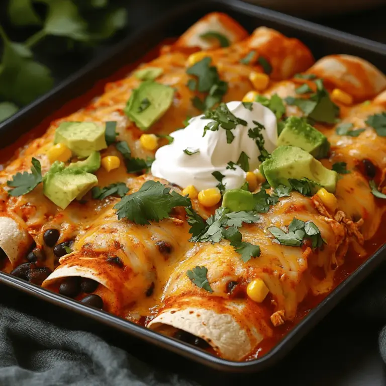 Cheesy chicken enchiladas have earned their place as a beloved dish in households across the globe. This comforting meal offers a delightful combination of flavors, textures, and aromas that can turn any ordinary dinner into a special occasion. Whether enjoyed on a busy weeknight or served at a festive gathering, cheesy chicken enchiladas are particularly versatile, making them a family-friendly option that appeals to both children and adults alike.