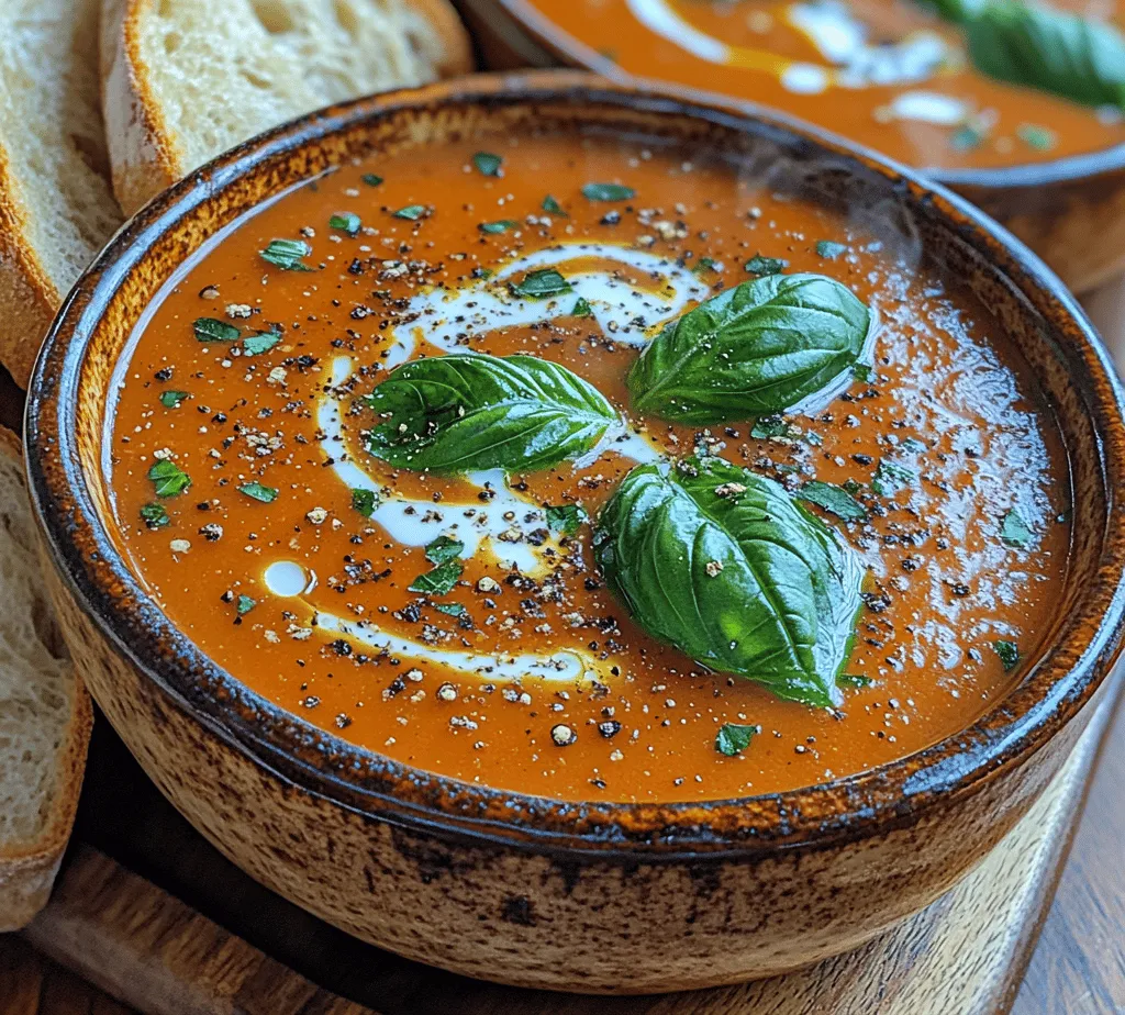 Soups have long held a cherished place in culinary traditions around the world. They evoke feelings of warmth and comfort, serving as a perfect solution for a cozy dinner or a soothing remedy on a chilly day. Among the myriad of variations, the Fire-Roasted Tomato Basil Soup stands out as a particularly delightful option. This soup not only embraces the essence of classic comfort food but elevates it with a unique twist—fire-roasting the ingredients to intensify their flavors.