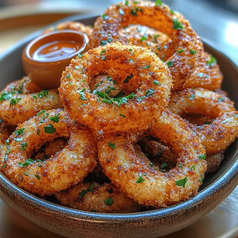 Onion rings are one of those classic snacks that have managed to capture the hearts (and taste buds) of many. Whether served as a crunchy side dish alongside a juicy burger, or enjoyed as an appetizer with your favorite dipping sauce, onion rings are a beloved staple across various cuisines. Their crispy texture combined with the sweet, savory flavor of onions makes them irresistible. However, often the traditional frying method can leave you feeling guilty about the oil and calories involved. Enter the air fryer—a revolutionary kitchen appliance that promises to deliver the same crispy satisfaction with significantly less oil and fewer calories.