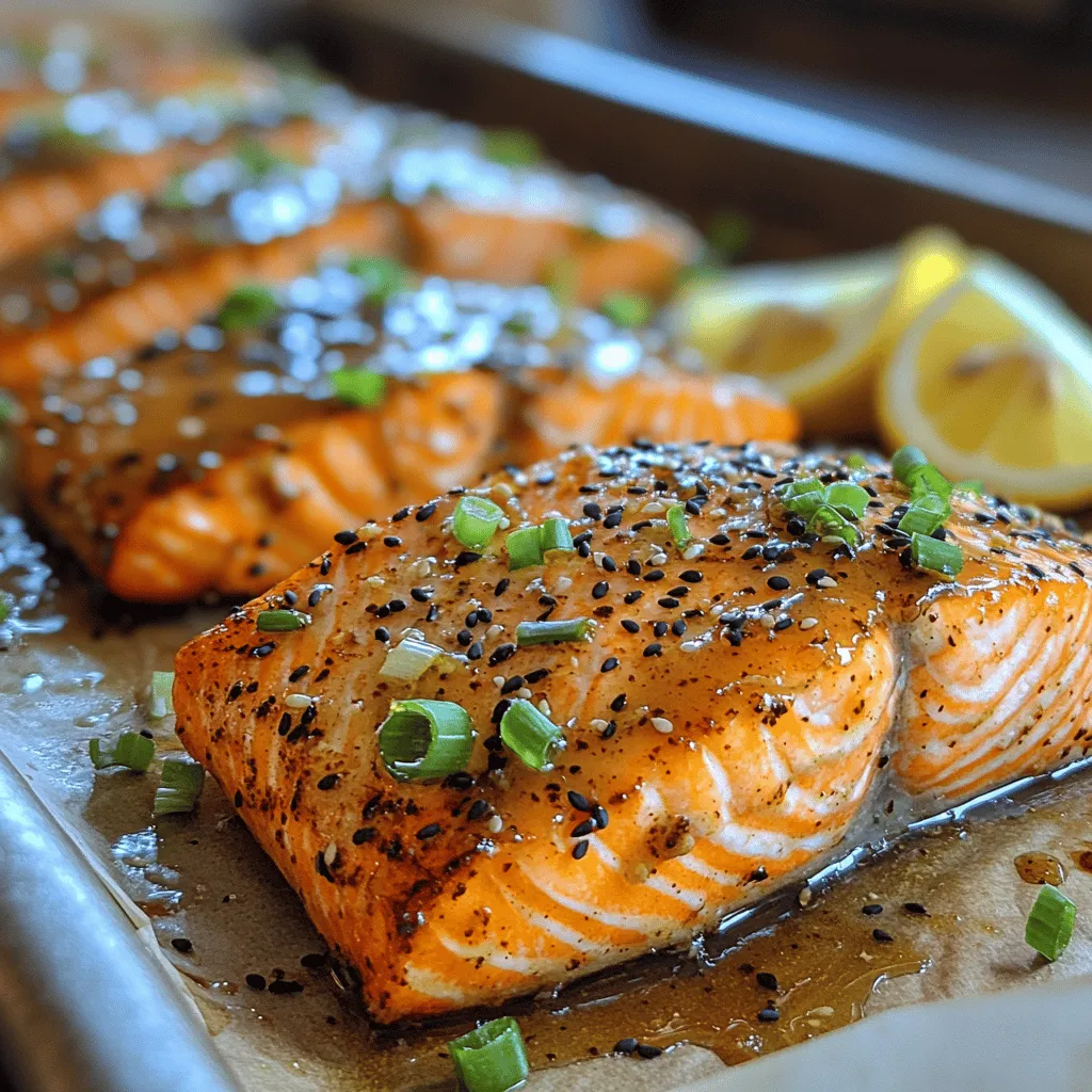 If you're looking for a dish that perfectly marries the sweetness of maple syrup with the savory depth of soy sauce, look no further than Maple Soy Glazed Salmon. This delectable recipe captures the essence of umami and sweet flavors, making it an irresistible choice for both weeknight dinners and special occasions. The vibrant colors of the glazed salmon glistening on your plate are sure to impress family and friends, making it not just a feast for the palate but for the eyes as well.