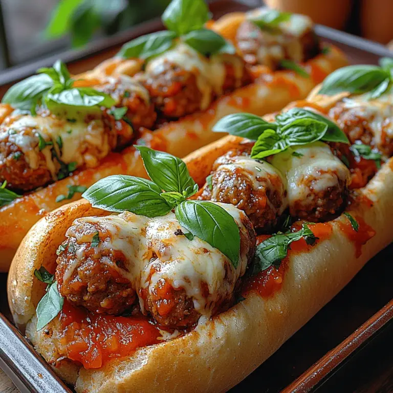 There’s something undeniably comforting about sinking your teeth into a meatball sub. This glorious sandwich has earned a special place in the hearts of food lovers around the world. With its warm, crusty bread enveloping succulent meatballs smothered in rich marinara sauce and topped with gooey melted cheese, the meatball sub is not just a meal; it’s an experience. Whether you’re hosting a casual family dinner or throwing a fun gathering with friends, the Ultimate Meatball Subs will surely impress and satisfy everyone at the table.