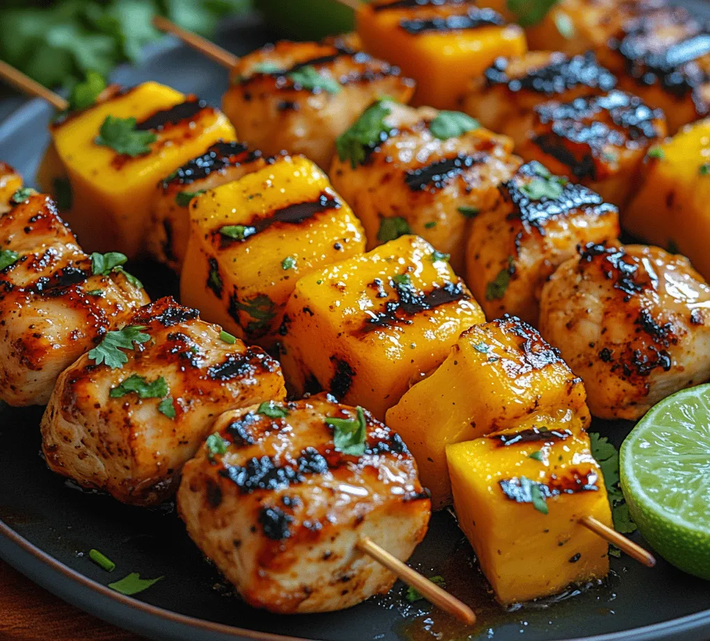 Step into a culinary adventure with our Mango Habanero Chicken Skewers—a dish that tantalizes the taste buds with its vibrant flavors and enticing aroma. This recipe takes you on a delightful journey where the sweet, succulent notes of ripe mangoes perfectly complement the fiery kick of habanero peppers. Ideal for summer barbecues or a spicy weeknight dinner, these skewers offer an exciting twist on the traditional chicken kabob, making them a must-try for any food enthusiast.
