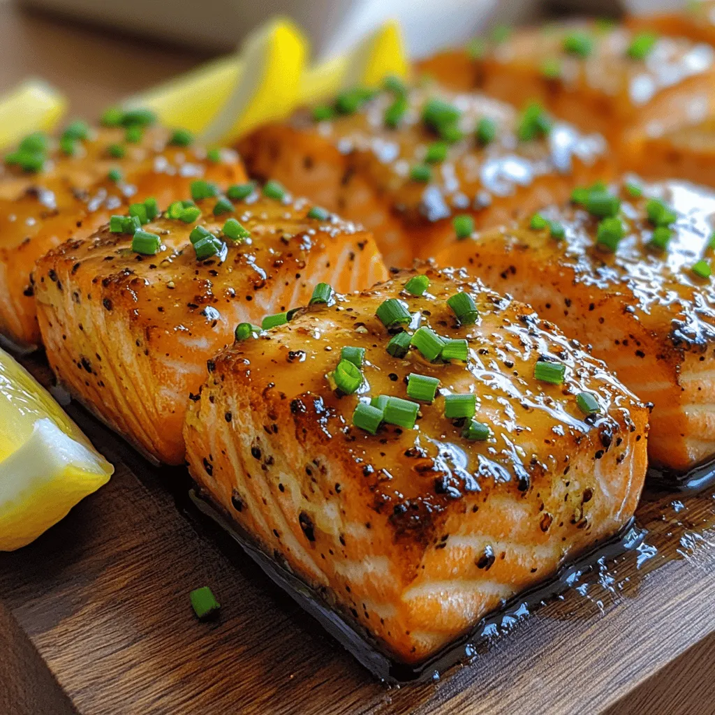 If you're looking for a delicious and healthy dish that combines sweet and savory elements, Maple Dijon Salmon Bites are the perfect choice. This recipe not only delights your taste buds but also offers a nutritious option for any meal, whether it’s a family dinner or a gathering with friends. The contrast of the rich, flaky salmon paired with the sweetness of pure maple syrup and the tangy bite of Dijon mustard creates a mouthwatering flavor experience that is hard to resist.