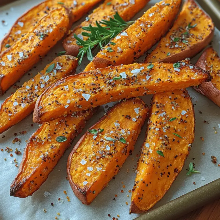 In recent years, sweet potato fries have surged in popularity as a healthier alternative to traditional French fries. Their naturally sweet flavor, vibrant color, and appealing texture make them a favorite among health-conscious eaters and snack lovers alike. If you're seeking a crispy, flavorful, and nutritious snack, look no further than our Crisp-tastic Baked Sweet Potato Fries. This recipe promises a delightful treat that satisfies your cravings without compromising your health goals.