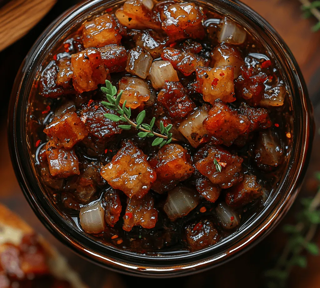 In the world of gourmet food, bacon jam has emerged as a trendy and irresistible condiment, capturing the attention of food enthusiasts and chefs alike. This unique spread combines the rich, savory flavor of bacon with sweet and spicy elements, making it a versatile addition to various dishes. One of the standout variations of this delightful creation is the Sweet & Spicy Maple Bacon Jam. This recipe elevates the traditional concept of bacon jam by incorporating the deep sweetness of maple syrup and the warmth of spices, resulting in an unforgettable flavor profile that tantalizes the taste buds.