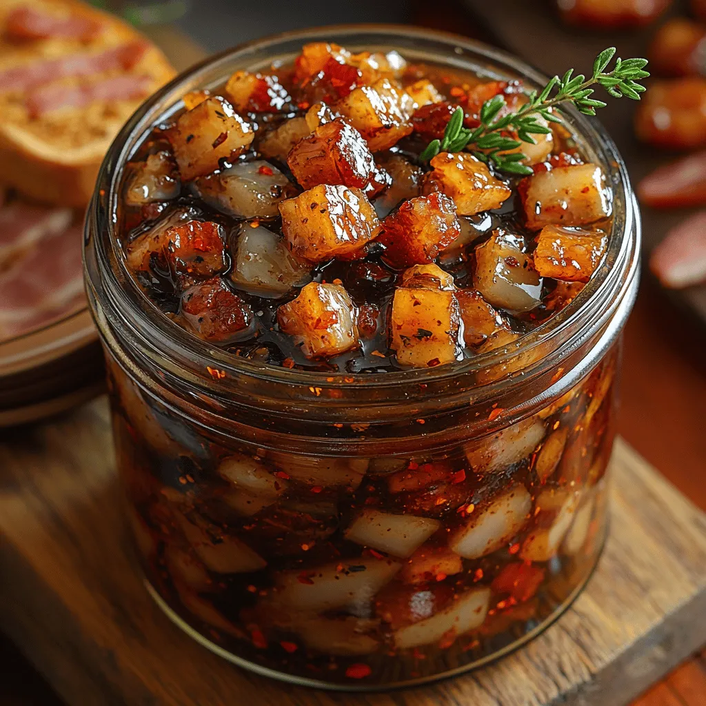 In the world of gourmet food, bacon jam has emerged as a trendy and irresistible condiment, capturing the attention of food enthusiasts and chefs alike. This unique spread combines the rich, savory flavor of bacon with sweet and spicy elements, making it a versatile addition to various dishes. One of the standout variations of this delightful creation is the Sweet & Spicy Maple Bacon Jam. This recipe elevates the traditional concept of bacon jam by incorporating the deep sweetness of maple syrup and the warmth of spices, resulting in an unforgettable flavor profile that tantalizes the taste buds.
