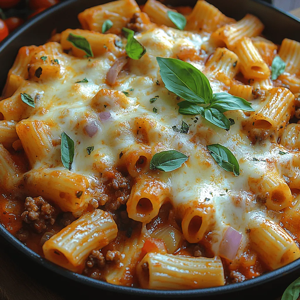 In the realm of comfort food, few dishes can compete with the rich, hearty flavors of a well-prepared baked ziti. The Cheesy One-Pan Baked Ziti Delight is the epitome of a cozy meal, combining the satisfying textures of pasta, meat, and cheese into a single, easy-to-make dish. As the aroma of bubbling cheese and savory sauce fills your kitchen, you can’t help but feel a sense of warmth and nostalgia. Whether you're cooking for a family gathering, a weeknight dinner, or simply craving a taste of home, this recipe offers a delectable solution that is both effortless and delicious.