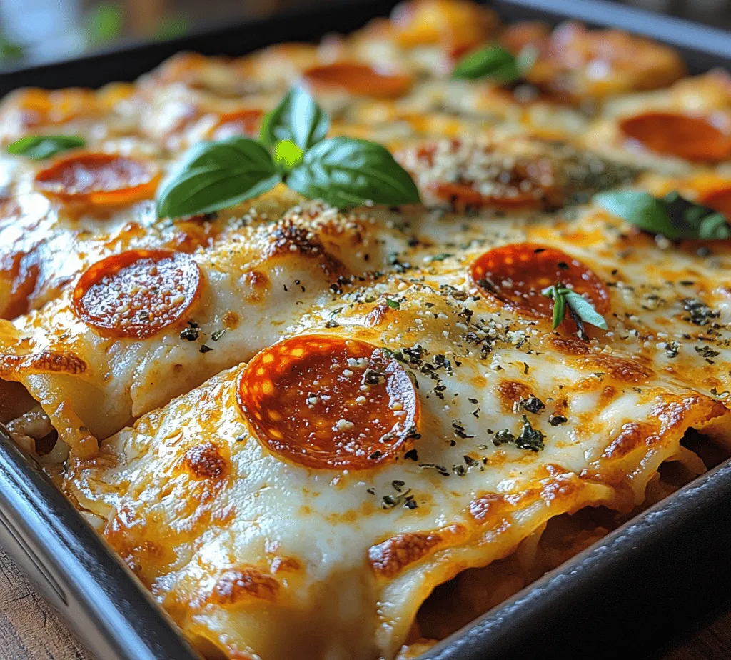 Lasagna has long been a beloved comfort food, cherished for its rich flavors, hearty texture, and the warmth it brings to family gatherings and special occasions. Layers of pasta, cheese, and savory meat or vegetables create a satisfying dish that appeals to both young and old. In recent years, culinary creativity has led to exciting variations on traditional recipes, and one such innovation is the Cheesy Pizza Lasagna Delight.