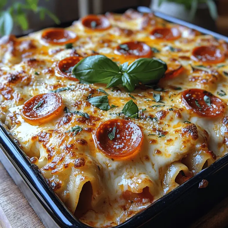 Lasagna has long been a beloved comfort food, cherished for its rich flavors, hearty texture, and the warmth it brings to family gatherings and special occasions. Layers of pasta, cheese, and savory meat or vegetables create a satisfying dish that appeals to both young and old. In recent years, culinary creativity has led to exciting variations on traditional recipes, and one such innovation is the Cheesy Pizza Lasagna Delight.