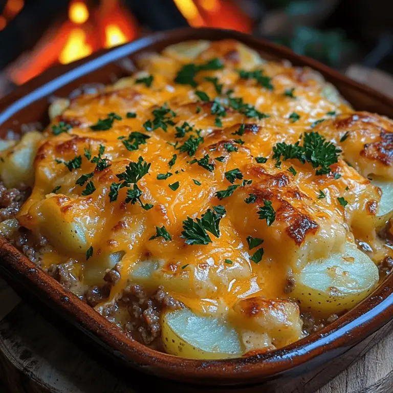 Imagine gathering around a crackling campfire, the smell of smoky wood mingling with the scents of spices and savory ingredients wafting through the air. Campfire cooking evokes a sense of nostalgia and adventure, and the Campfire-Style Hobo Casserole perfectly encapsulates this spirit. This one-pot wonder is not only hearty and satisfying but also remarkably convenient, making it an ideal meal for families and gatherings, whether you are nestled in the woods or just in your backyard.