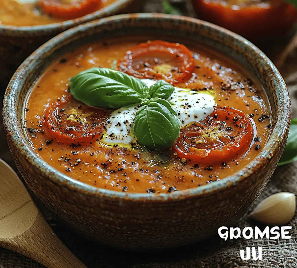 At the heart of this recipe are the tomatoes. Choosing ripe, in-season tomatoes is crucial for achieving the best flavor. Varieties like Roma or vine-ripened tomatoes are ideal due to their meaty texture and rich taste. The natural sweetness and acidity of ripe tomatoes become pronounced when roasted, enhancing the overall flavor profile of the soup. Not only do tomatoes provide a vibrant color, but they also serve as the base that harmonizes with the other ingredients.