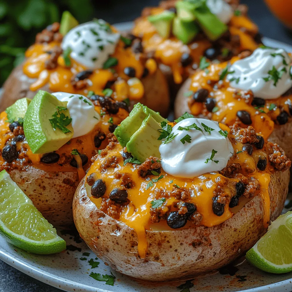 Welcome to the world of Taco Potatoes Fiesta, a dish that marries the beloved flavors of classic tacos with the hearty goodness of potatoes. This innovative recipe is not just a meal; it's an experience that brings together the vibrant tastes of Mexican cuisine in a comforting and satisfying format. Imagine crispy, golden potatoes topped with savory ground meat, zesty taco seasoning, and a colorful medley of fresh toppings—this dish is sure to be a crowd-pleaser at any table.