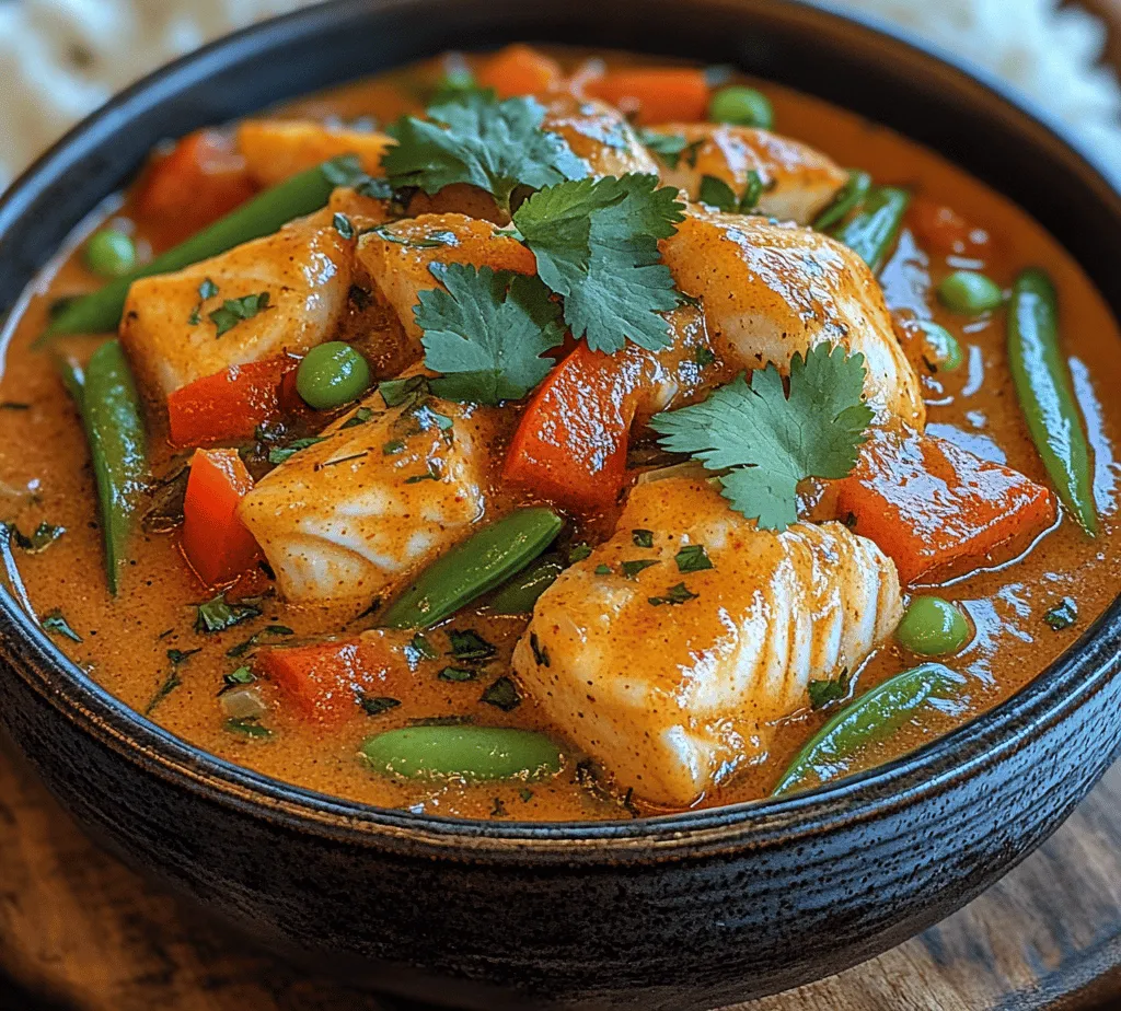 Thai cuisine is renowned worldwide for its vibrant flavors, aromatic spices, and colorful presentations. It masterfully balances sweet, sour, salty, and spicy elements, creating dishes that are both comforting and invigorating. Among the myriad of delightful offerings, the Thai Curry Coconut Fish Stew stands out as an exquisite combination of rich coconut milk, fragrant herbs, and tender fish. This dish embodies the essence of Thai cooking, providing a symphony of flavors that dance on the palate.