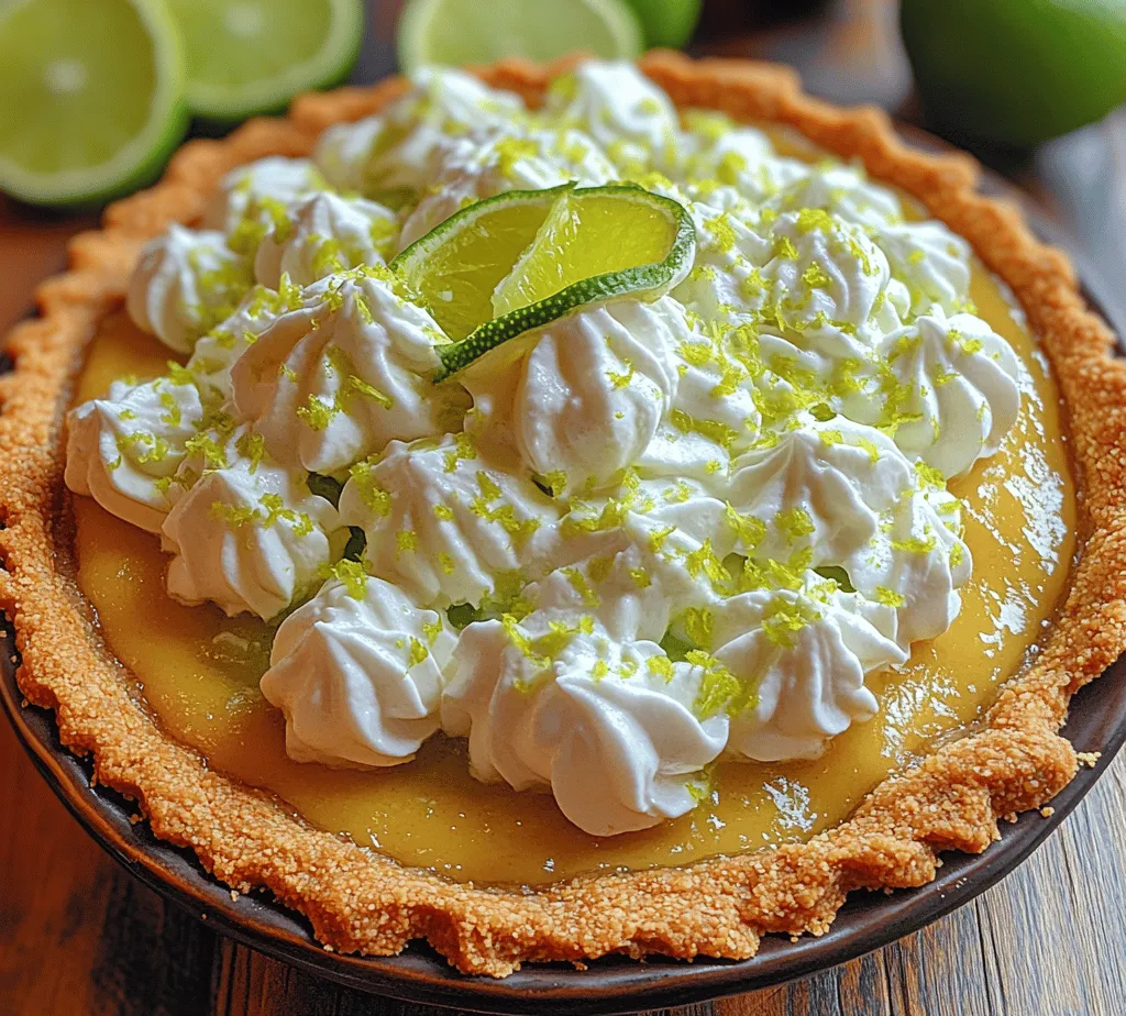 Key Lime Pie is not just a dessert; it is a sun-soaked slice of culinary tradition that captures the essence of the Florida Keys. Renowned for its bright, tangy flavor and creamy texture, this iconic pie has won the hearts of dessert lovers far beyond its tropical origins. It's the perfect balance of sweet and tart, making it a refreshing finale to any meal or a delightful treat on a hot summer day.