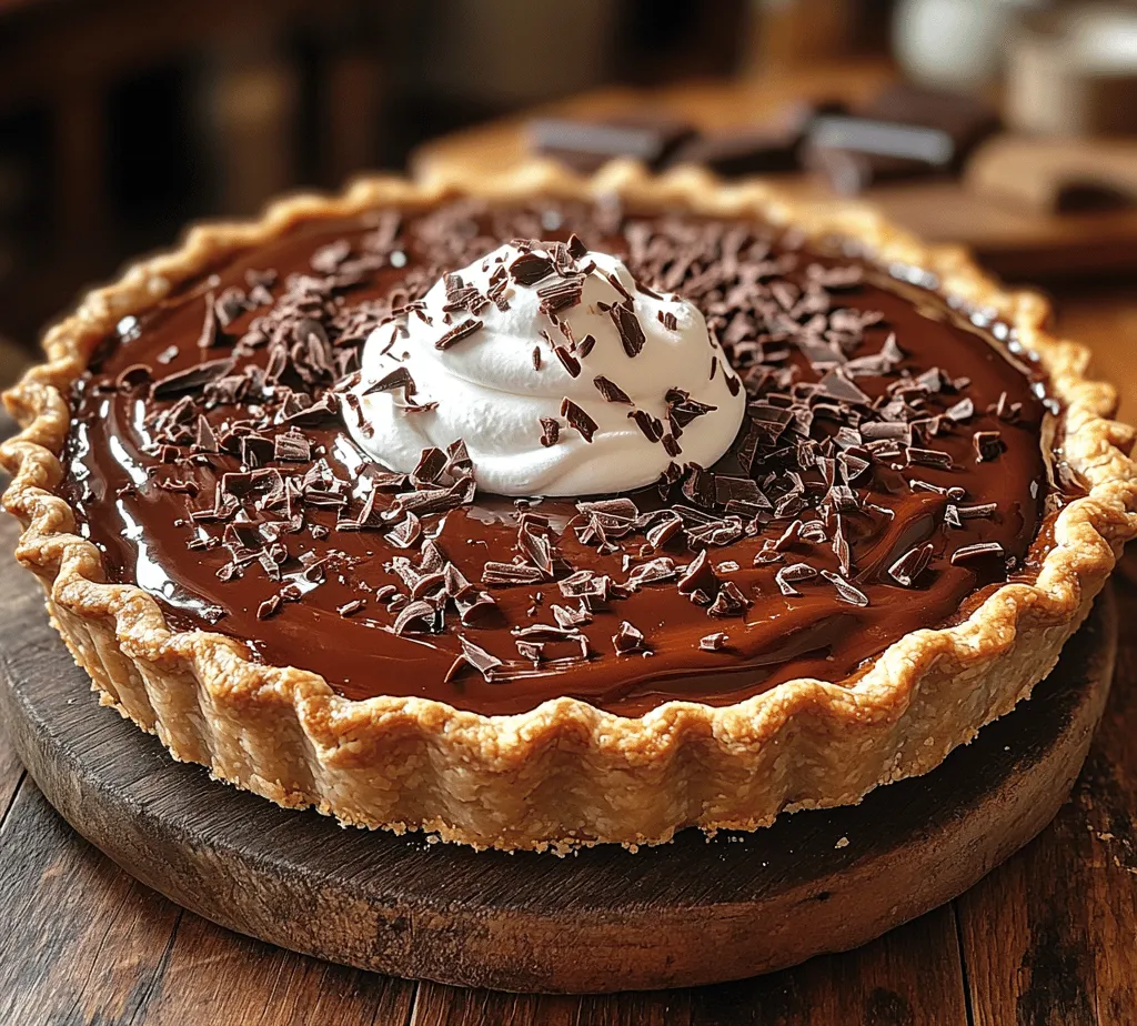 Homemade desserts have a unique ability to evoke nostalgia, transporting us back to cherished moments spent in the kitchen with family. Whether it’s the smell of freshly baked cookies or the sight of a pie cooling on the windowsill, these culinary creations often carry memories wrapped in warmth and love. One such dessert that holds a special place in my heart is Grandma’s Decadent Chocolate Pie. This beloved family favorite is not just a dessert; it’s a cherished tradition that has been passed down through generations.