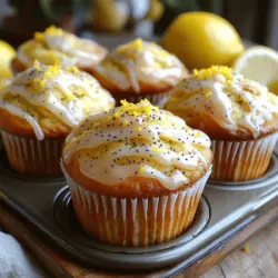 To achieve the perfect Zesty Lemon Poppy Seed Muffins, it's crucial to understand the role that each ingredient plays in the recipe. Here’s a closer look at the components that contribute to the muffins' unique flavor and texture: