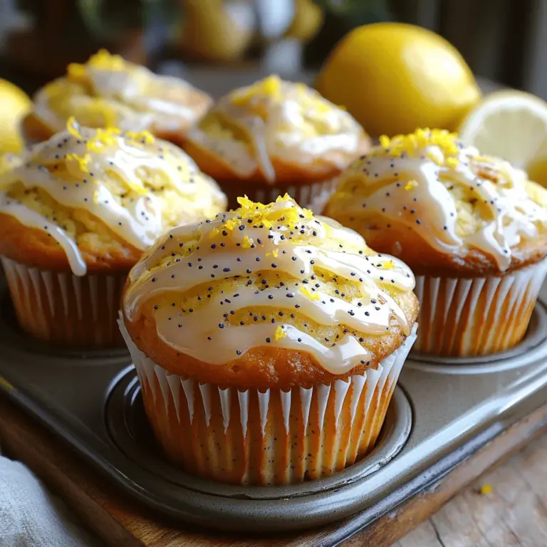 To achieve the perfect Zesty Lemon Poppy Seed Muffins, it's crucial to understand the role that each ingredient plays in the recipe. Here’s a closer look at the components that contribute to the muffins' unique flavor and texture: