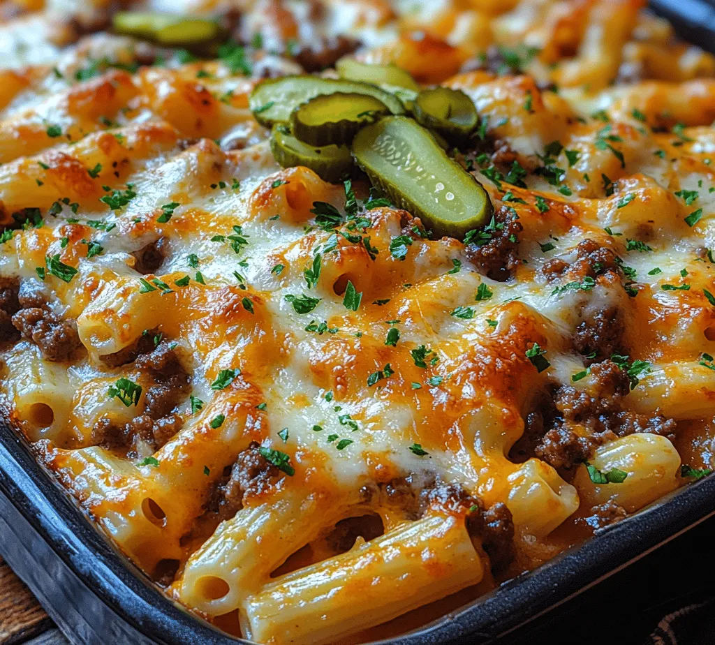 Casseroles have long been a staple in home cooking, celebrated for their comforting flavors and effortless convenience. They are the ultimate one-dish meals that bring together a medley of ingredients, creating a harmonious blend of tastes and textures. Among the many variations of casseroles, the Juicy Cheeseburger Casserole stands out as a delightful dish that captures all the beloved flavors of a classic cheeseburger, reimagined in a warm, hearty format.