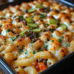 Casseroles have long been a staple in home cooking, celebrated for their comforting flavors and effortless convenience. They are the ultimate one-dish meals that bring together a medley of ingredients, creating a harmonious blend of tastes and textures. Among the many variations of casseroles, the Juicy Cheeseburger Casserole stands out as a delightful dish that captures all the beloved flavors of a classic cheeseburger, reimagined in a warm, hearty format.