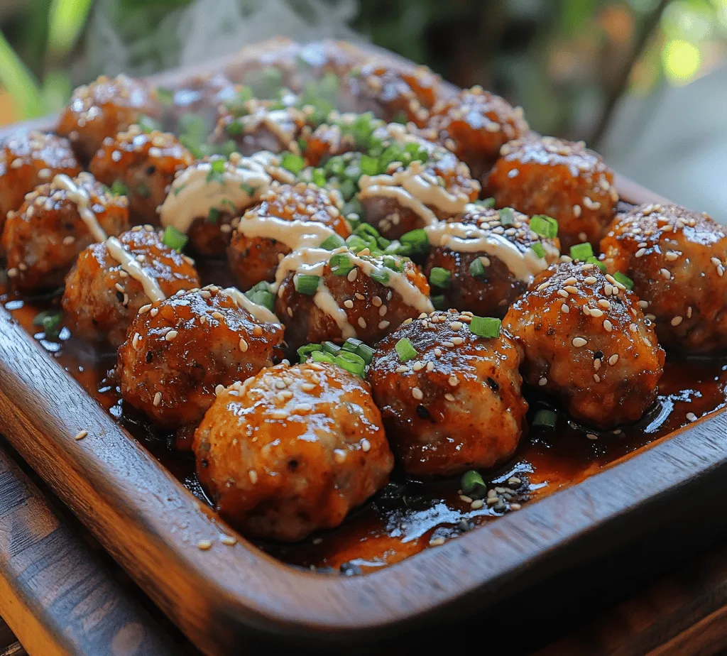 If you’re looking for a dish that bursts with flavor and is equally satisfying as an appetizer, main course, or even a sandwich filling, look no further than Juicy Korean-Style BBQ Meatballs with Spicy Mayo Sauce. This delectable fusion of flavors showcases the essence of Korean culinary traditions while appealing to modern palates. The marriage of tender, juicy meatballs with a creamy, spicy sauce creates a culinary experience that is both comforting and exciting.