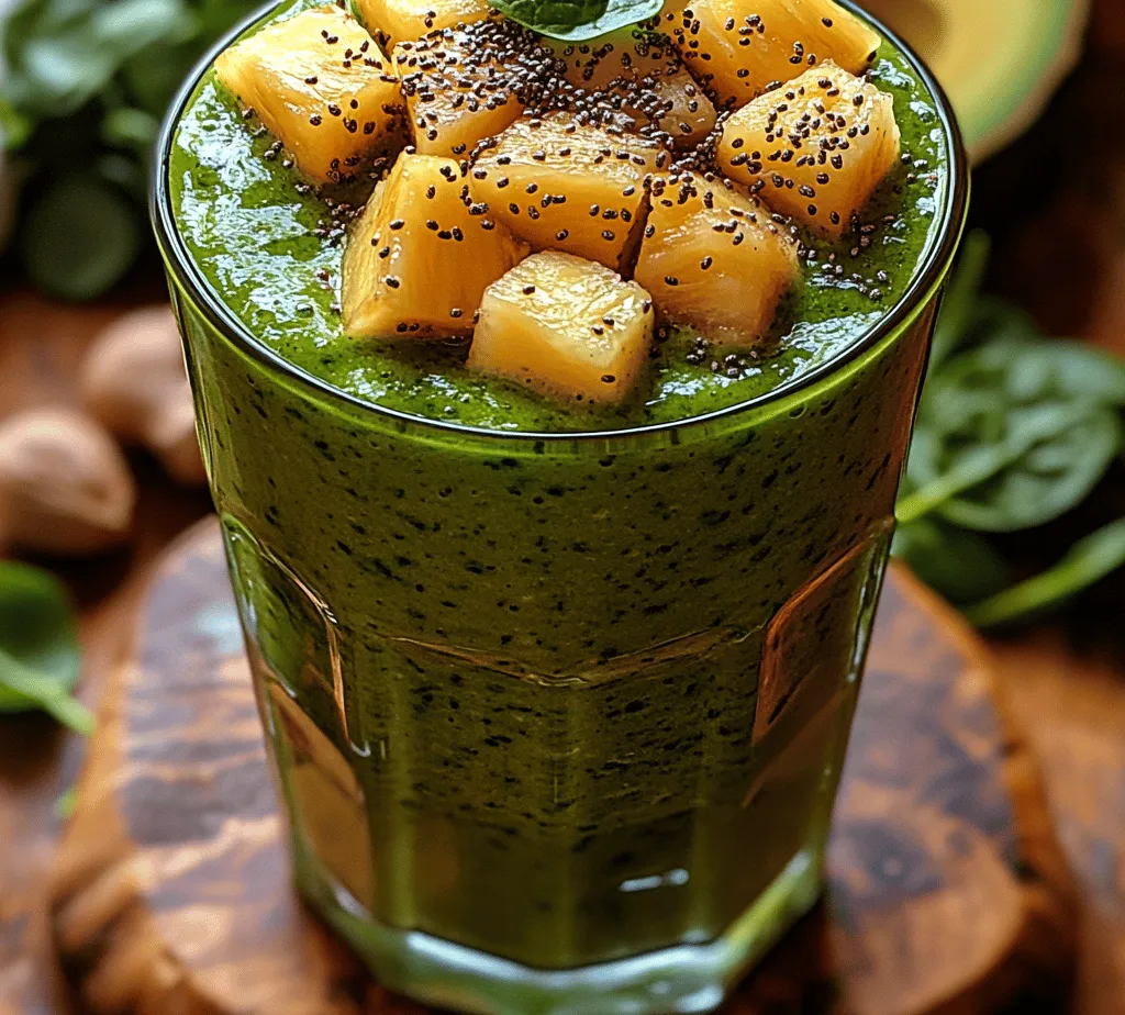 To truly appreciate the benefits of the Energizing Green Smoothie, it’s essential to understand the nutritional powerhouses that make up this delightful blend. Each ingredient plays a specific role in contributing to the smoothie’s flavor, texture, and health benefits.