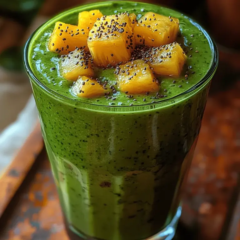 To truly appreciate the benefits of the Energizing Green Smoothie, it’s essential to understand the nutritional powerhouses that make up this delightful blend. Each ingredient plays a specific role in contributing to the smoothie’s flavor, texture, and health benefits.