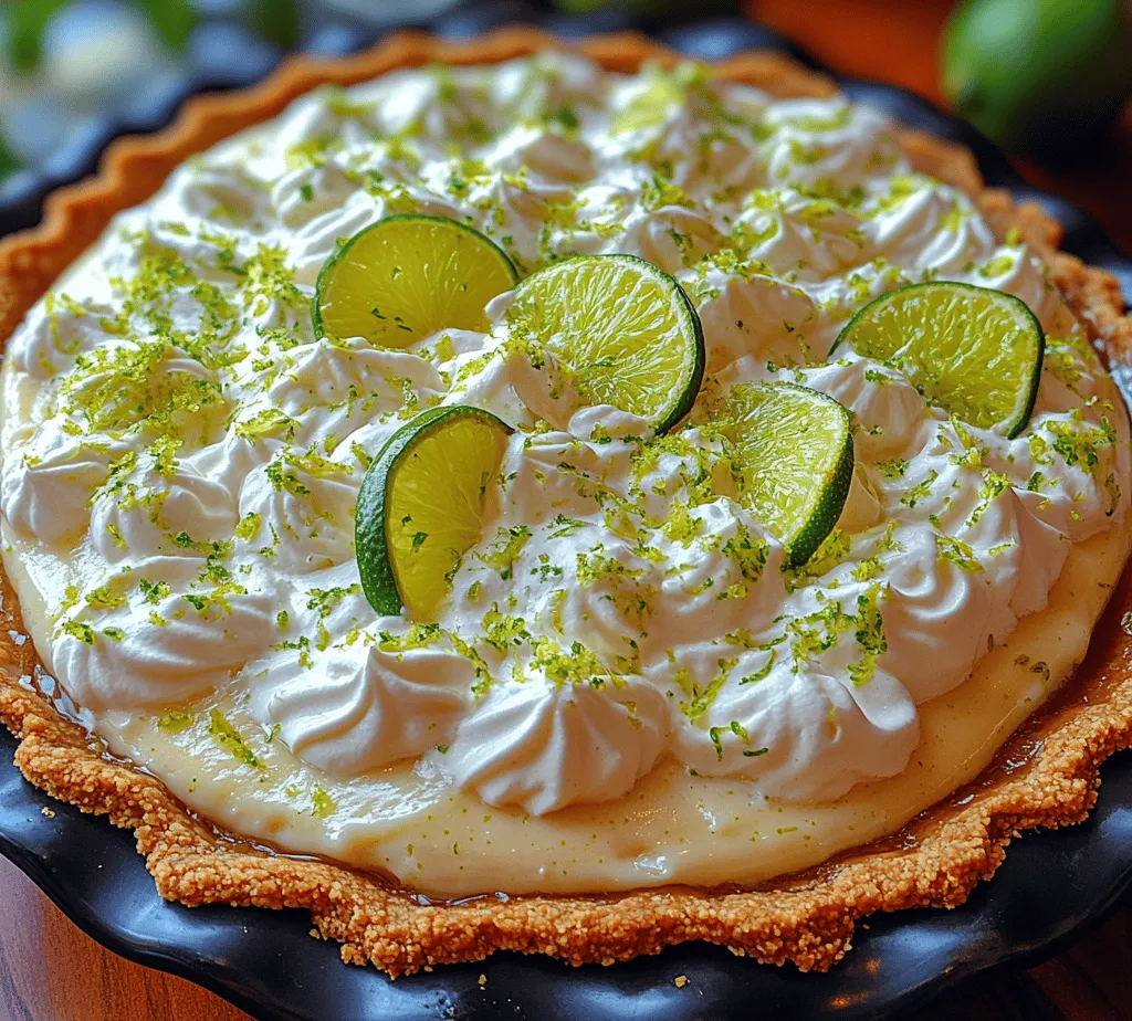 Key Lime Pie is more than just a dessert; it’s a slice of culinary history that hails from the sun-soaked shores of Florida's Keys. This iconic pie, known for its tangy flavor and creamy texture, has become a staple in American cuisine, particularly in the southern states. Its popularity can be attributed to its refreshing qualities, making it a perfect treat for any occasion, especially during warm weather. The magic of Key Lime Pie lies in its delicate balance of sweetness and tartness, creating a symphony of flavors that dance on the palate.